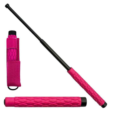 pink-expandable-self-defense-baton-holster-set